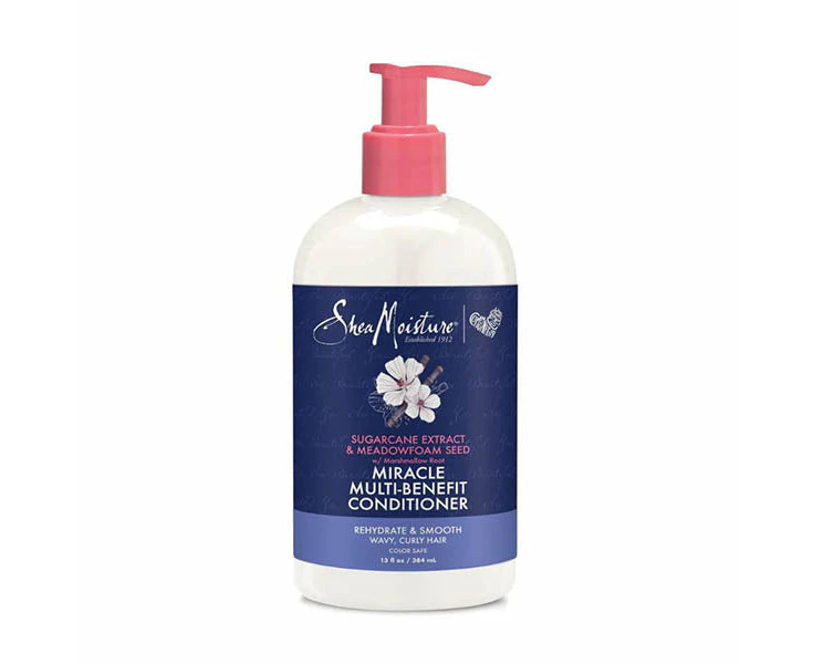 Shea Moisture Sugarcane Extract Meadowfoam Miracle Conditioner 384Ml