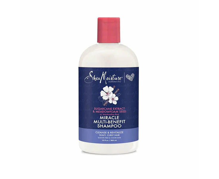 Shea Moisture Sugarcane Extract Meadowfoam Miracle Shampoo 384Ml