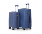 Kate Hill Paige 2-Piece Hardcase Luggage Set - Navy