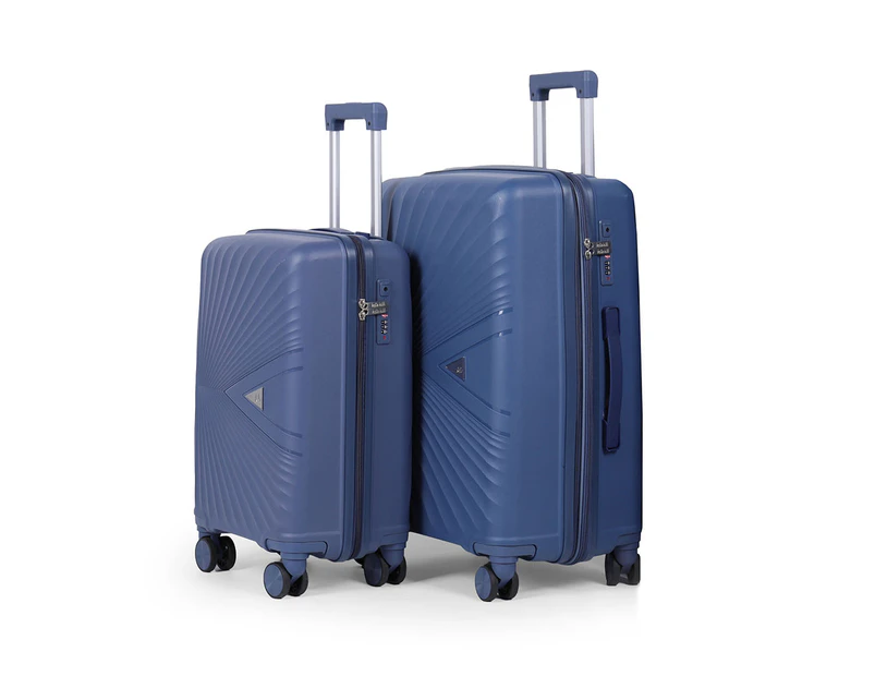 Kate Hill Paige 2-Piece Hardcase Luggage Set - Navy