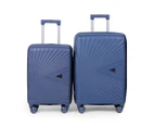 Kate Hill Paige 2-Piece Hardcase Luggage Set - Navy