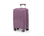 Kate Hill Paige 2-Piece Hardcase Luggage Set - Purple