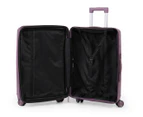 Kate Hill Paige 2-Piece Hardcase Luggage Set - Purple