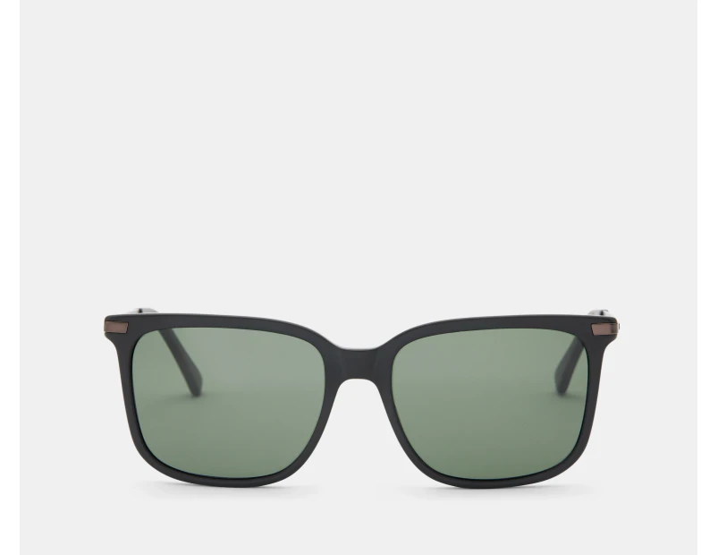 Otis Unisex Crossroads Polarised Sunglasses - Matte Dark Tort/Brown