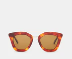 Otis Unisex Sant Lo Polarised Sunglasses - Havana Smoke/Brown