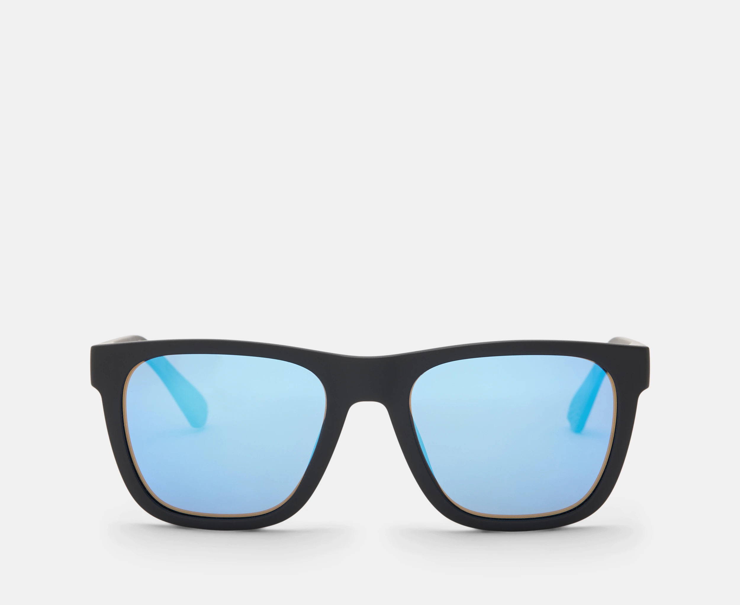 Otis Unisex Strike Sport Polarised Sunglasses - Matte Black/Blue