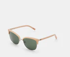 Otis Unisex Little Lies Sunglasses - Matte Pink Sea Glass/Grey