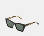 Otis Unisex Vixen Polarised Sunglasses - Black Dark Tort/Grey