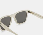 Otis Unisex Panorama Polarised Sunglasses - Flat Crystal/Neutral Grey