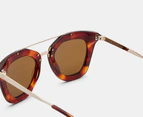 Otis Unisex Sant Lo Polarised Sunglasses - Havana Smoke/Brown