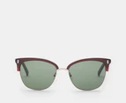 Otis Unisex Little Lies Sunglasses - Trans Cherry/Grey