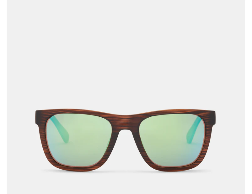 Otis Unisex Strike Sport Polarised Sunglasses - Woodland Matte/Green