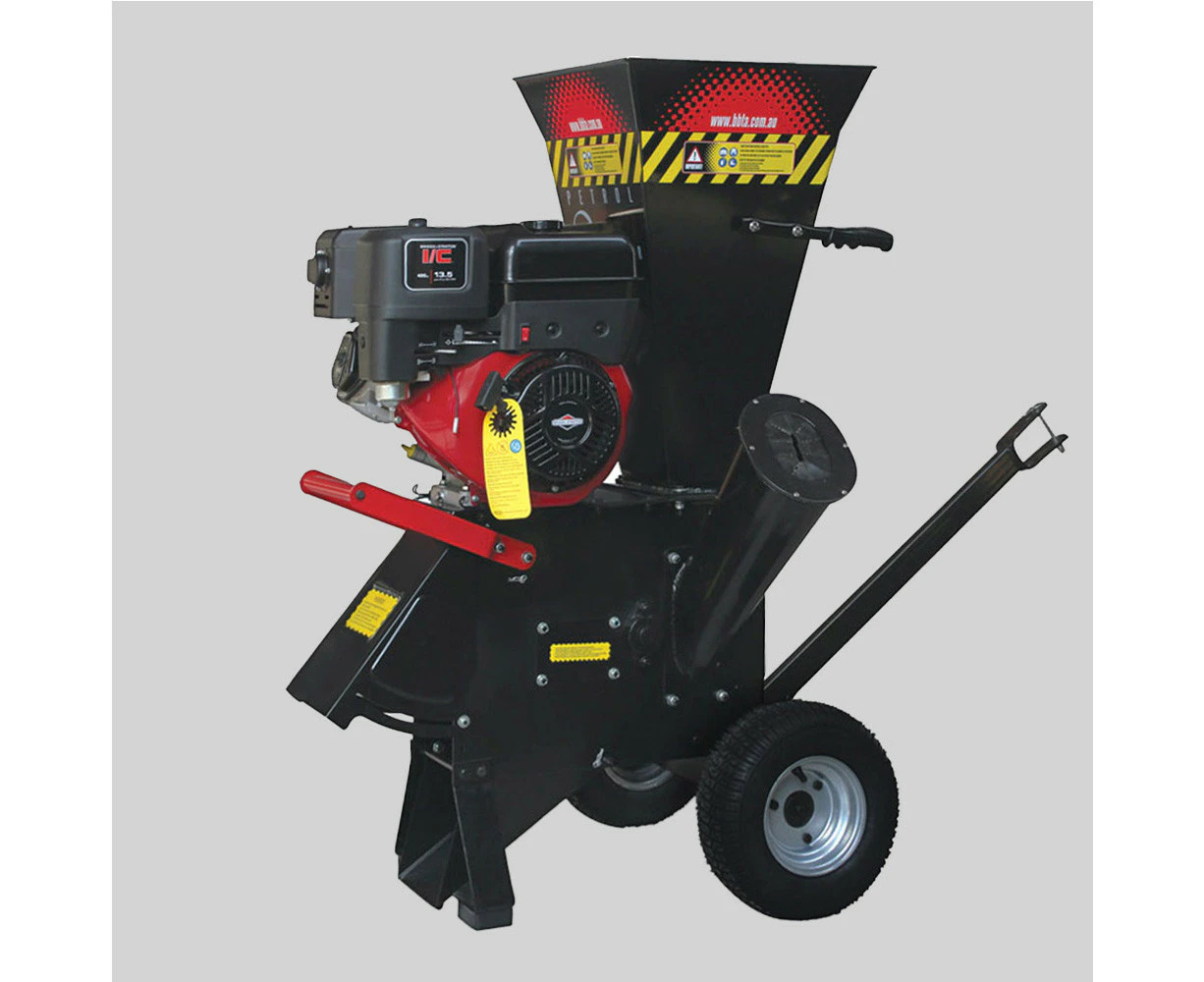 BBT 13.5hp Petrol 420cc Briggs & Stratton Electric Start Garden Wood Mulcher/Chipper - 2yrw