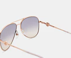 Marc Jacobs Woman's Marc 653/S Aviator Sunglasses - Lilac/Fuchsia Gold