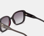 Marc Jacobs Woman's Marc 625/S Oval Sunglasses - Mud/Dark Grey