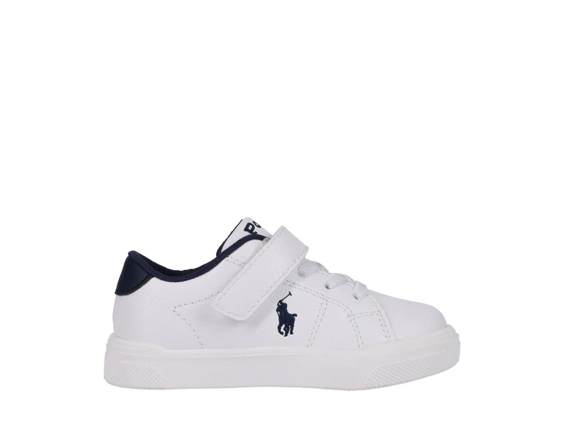 Polo Ralph Lauren Toddler Sutton Sneakers - White/Navy