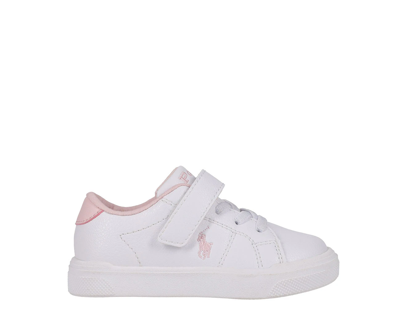 Polo Ralph Lauren Kids' Sutton Sneakers - White/Pink