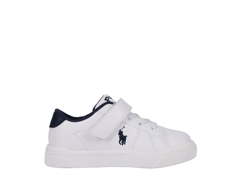 Polo Ralph Lauren Kids' Sutton Sneakers - White/Navy