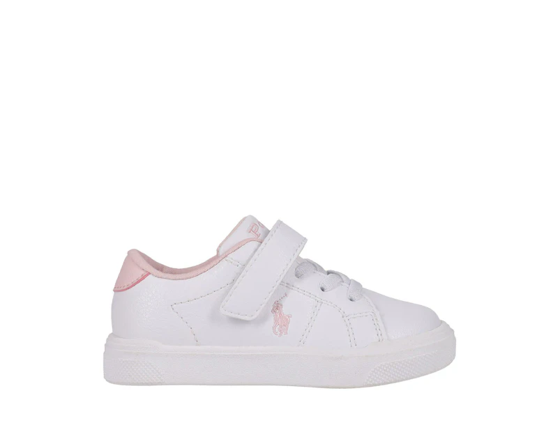 Polo Ralph Lauren Toddler Sutton Sneakers - White/Pink