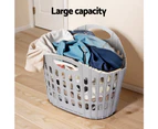 Artiss Laundry Basket Hamper Large Foldable Washing Clothes Storage Organiser