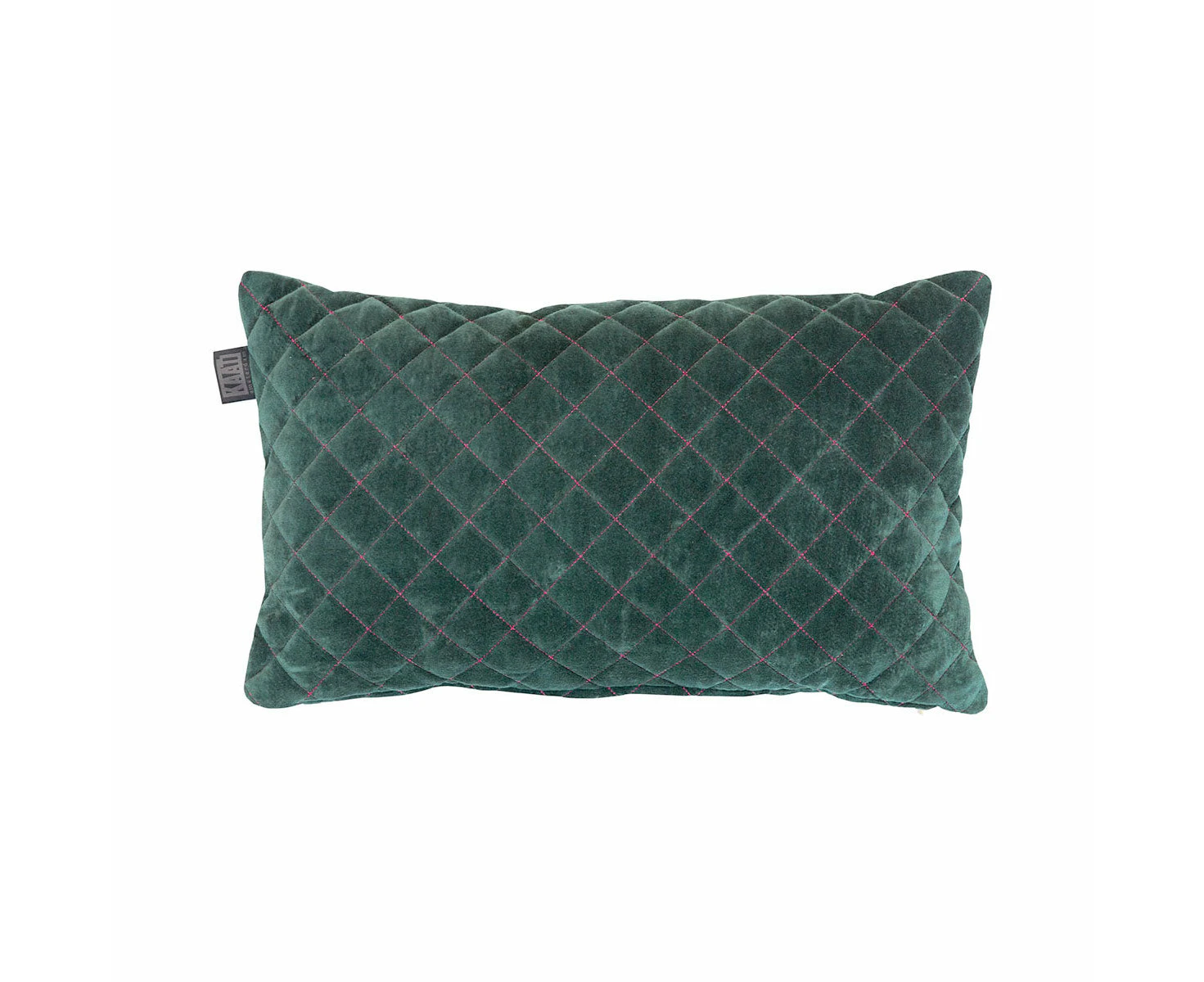 Bedding House Equire Luxury Cotton Filled Oblong Cushion Green