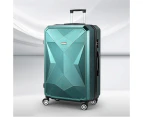 Wanderlite 28" 75cm Luggage Trolley Travel Suitcase Carry On Storage TSA Hardshell Atrovirens