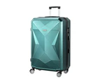 Wanderlite 28" 75cm Luggage Trolley Travel Suitcase Carry On Storage TSA Hardshell Atrovirens