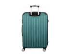 Wanderlite 28" 75cm Luggage Trolley Travel Suitcase Carry On Storage TSA Hardshell Atrovirens