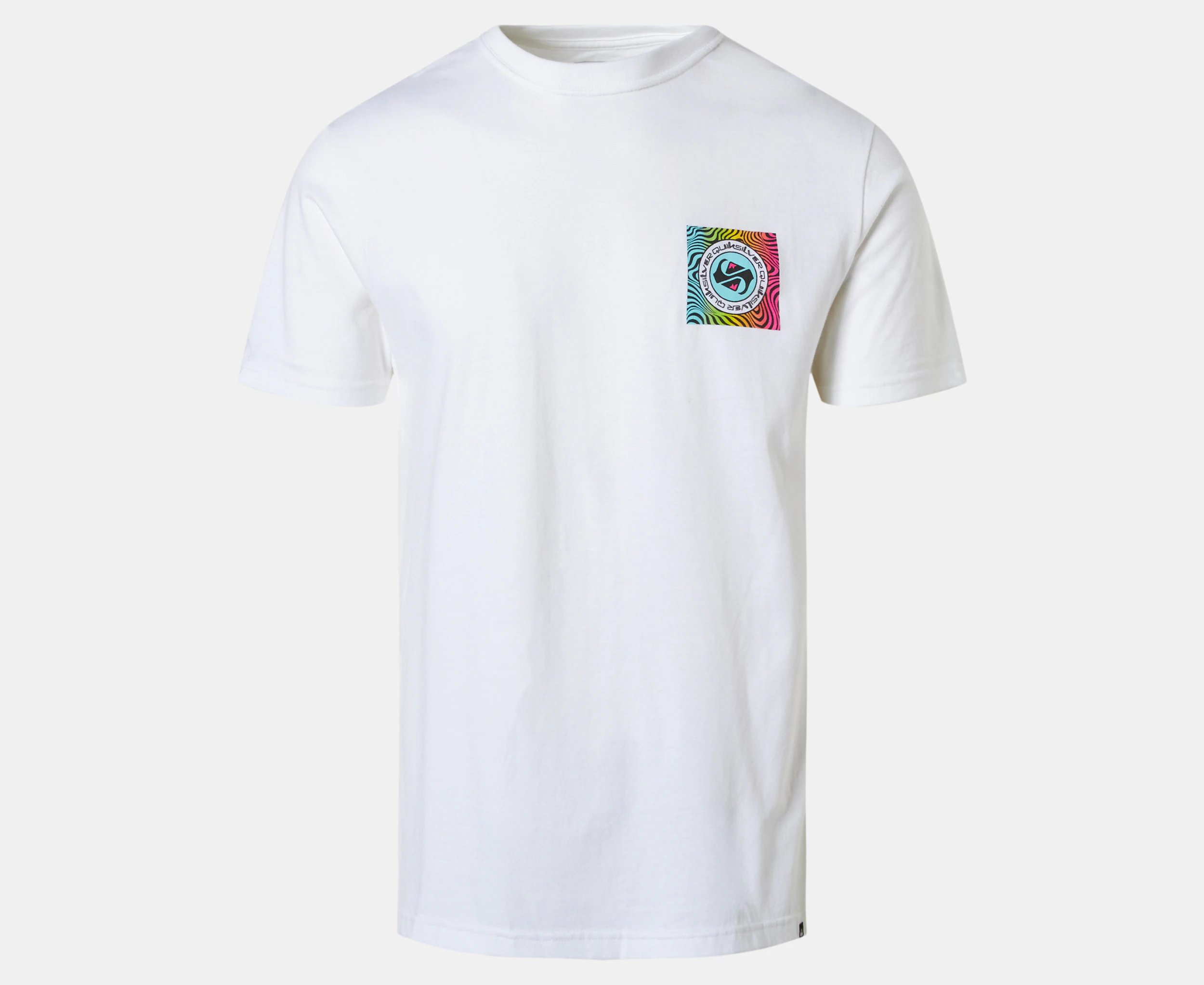 Quiksilver Men's Shadow Groove Tee / T-Shirt / Tshirt - White