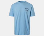 Quiksilver Men's Quality Goods Tee / T-Shirt / Tshirt - Blue