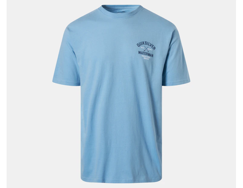 Quiksilver Men's Quality Goods Tee / T-Shirt / Tshirt - Blue