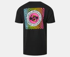 Quiksilver Men's Shadow Groove Tee / T-Shirt / Tshirt - Black