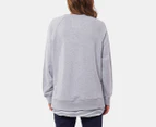 Elm Women's Upward Crew Sweatshirt - Grey Marle