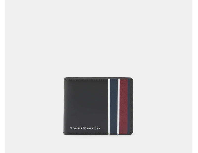 Tommy Hilfiger Corp Mini CC Bifold Wallet - Black