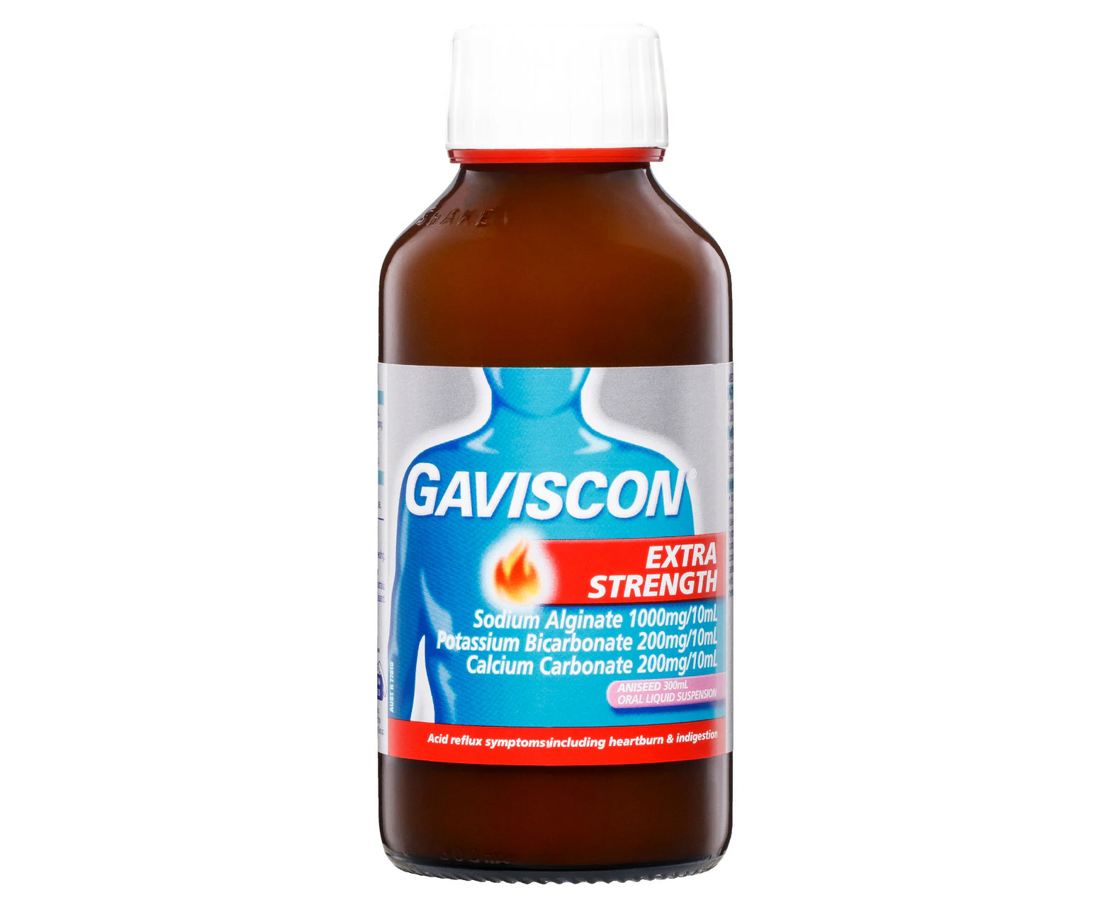 Gaviscon Extra Strength Liquid Heartburn and Indigestion Relief Aniseed 300mL