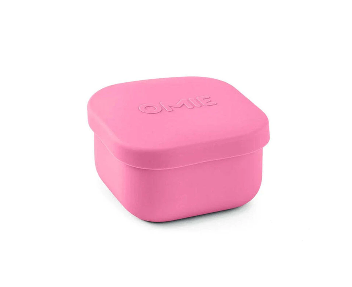 Omie Omiesnack 280ml/10cm Silicone Container Food/Snack Lunchbox Storage Pink