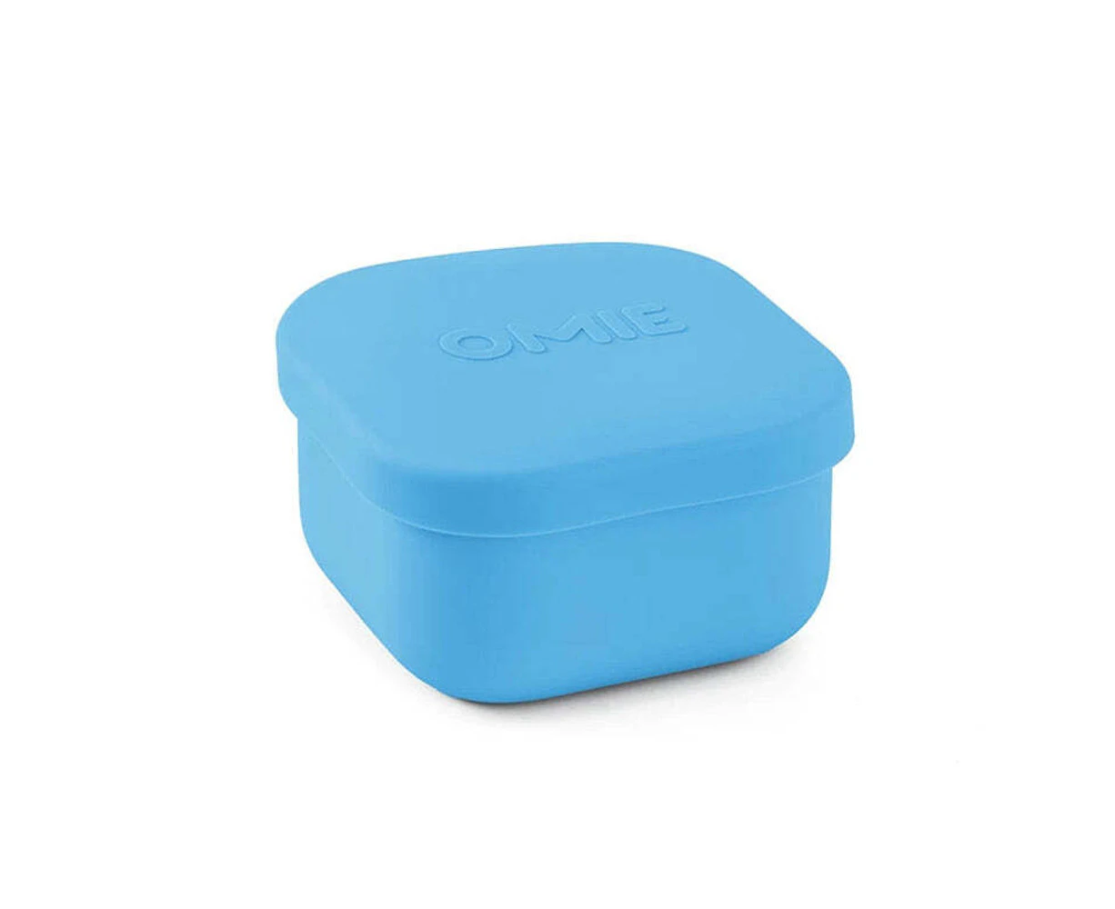 Omie Omiesnack 280ml/10cm Silicone Container Food/Snack Lunchbox Storage Blue