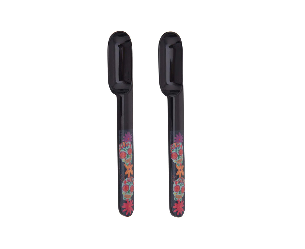 2pc Prepara Melamine Day of the Dead Taco Spoon Kitchen Food Filling Utensil