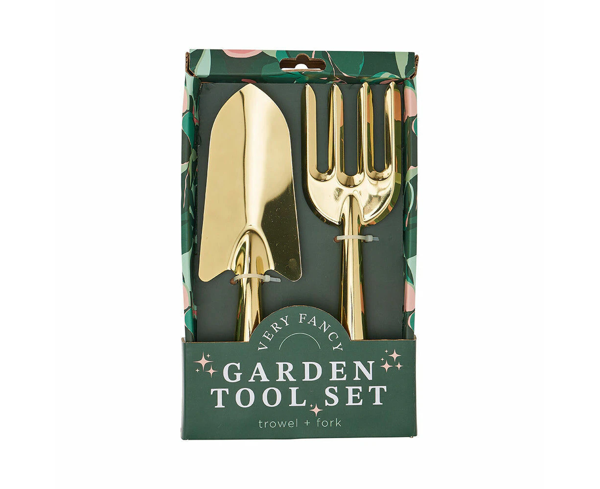 2pc Annabel Trends Home Garden Planting Tool Set Trowel/Fork Abstract Gum