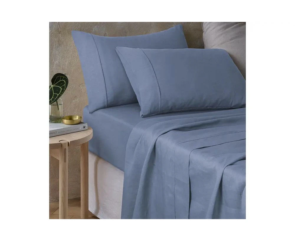 100% Hemp Sheet Set (Sky Blue) - Queen