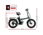 Everfit 20 Inch Folding Electric Bike Urban City Bicycle eBike Rechargeable