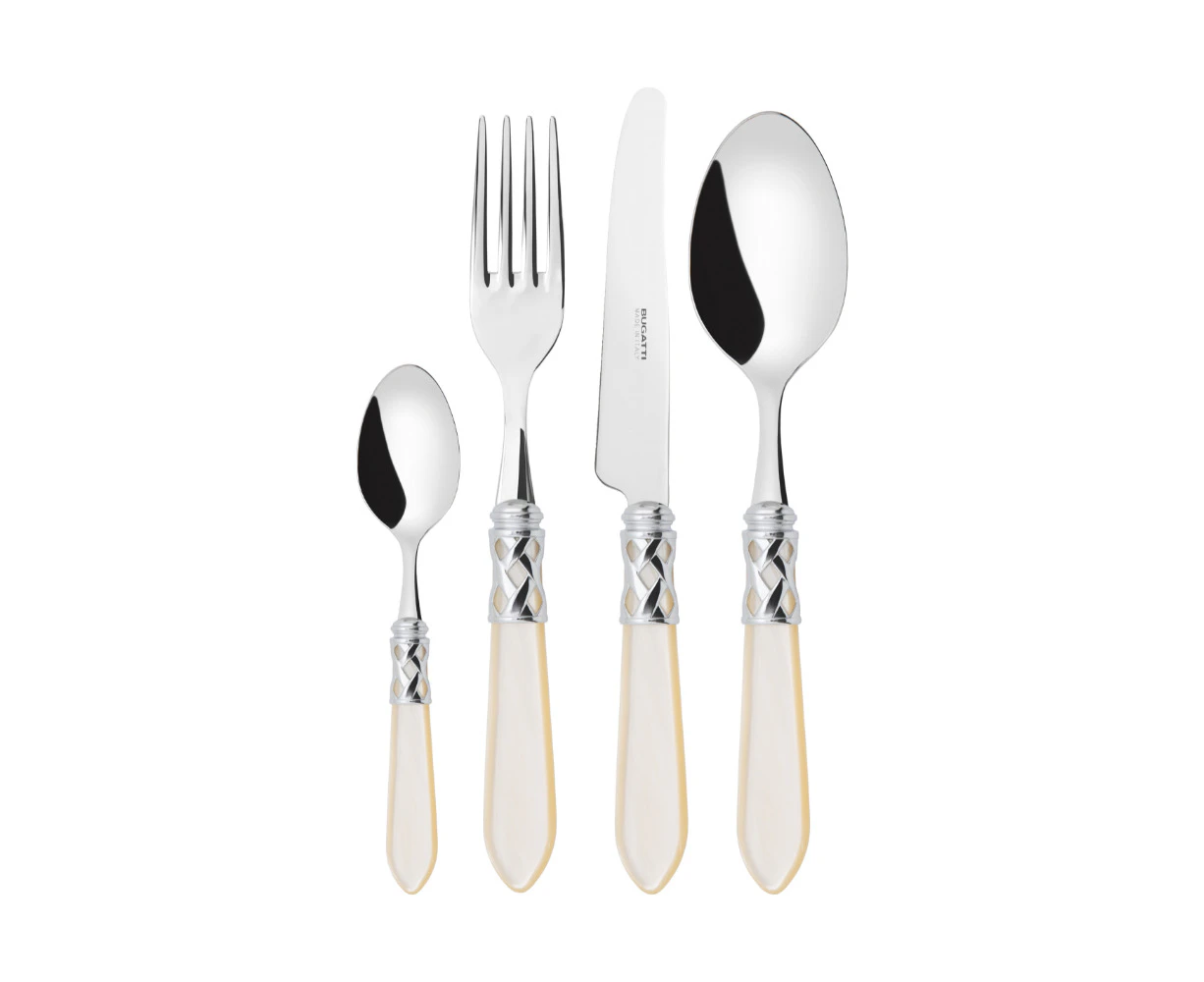 BUGATTI Aladdin 24 Piece Cutlery Set - Ivory