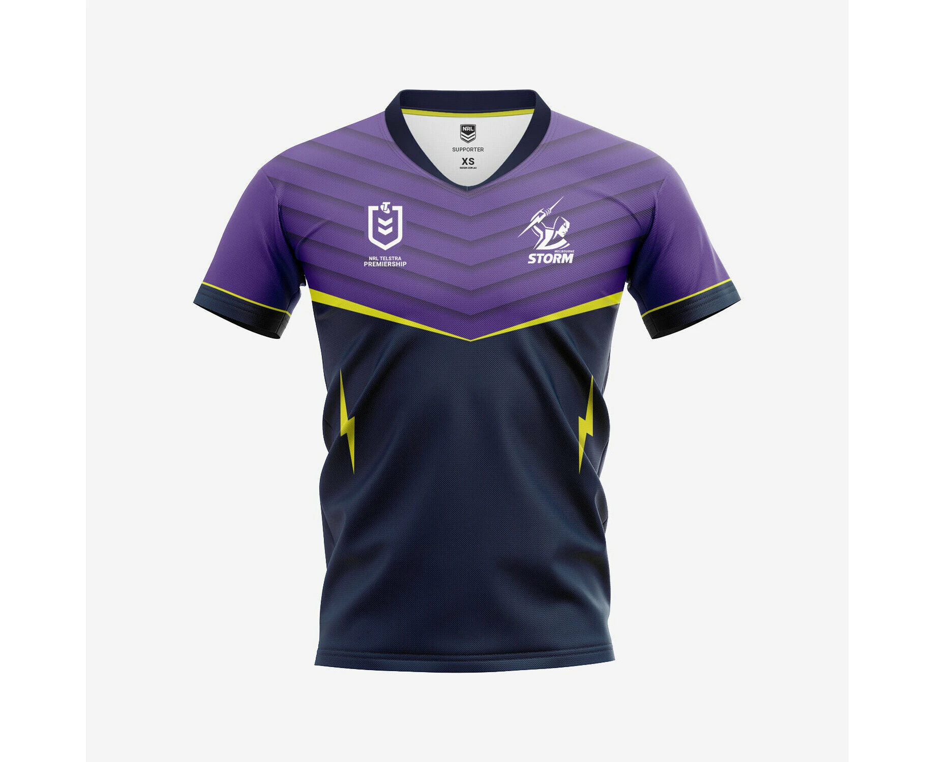 NRL Supporter Jersey - Melbourne Storm - Adult - Mens - TOP LINES