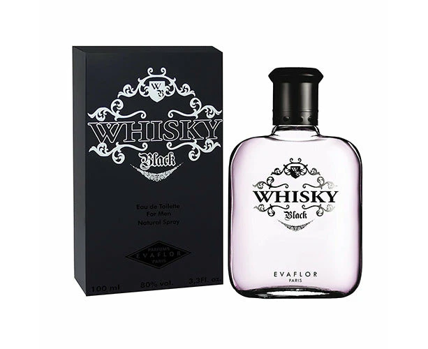 Whisky Black 100ml EDT Spray for Men by Evaflor