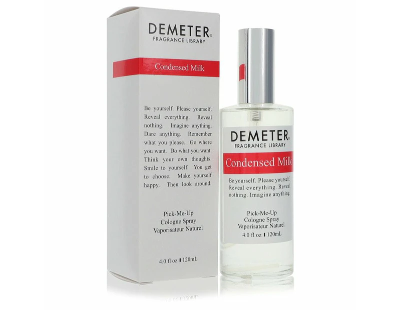 Demeter Condensed Milk by Demeter Pick Me Up Cologne Spray (Unisex) 4 oz for Men