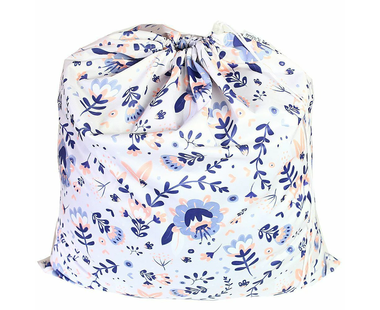 Floral Drawstring Waterproof Wet Bag