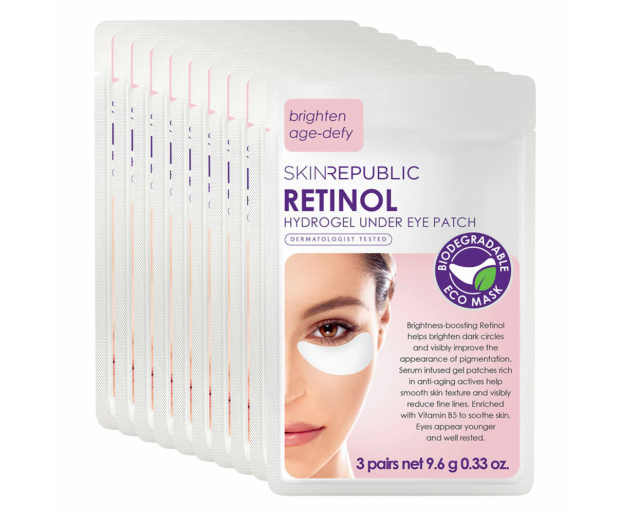 Skin Republic 10 Pack Retinol Hydrogel Under Eye Patch (3 Pairs)