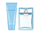 2pc Versace Eau Fraiche Men's 100ml Eau De Toilette/100ml Bath Shower Gel Set