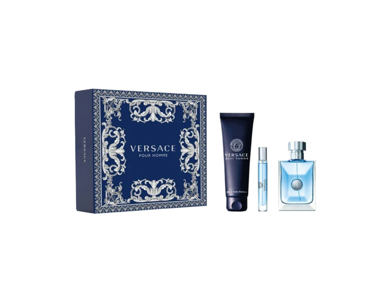 Versace Pour Homme 3 Piece 100ml Eau de Toilette