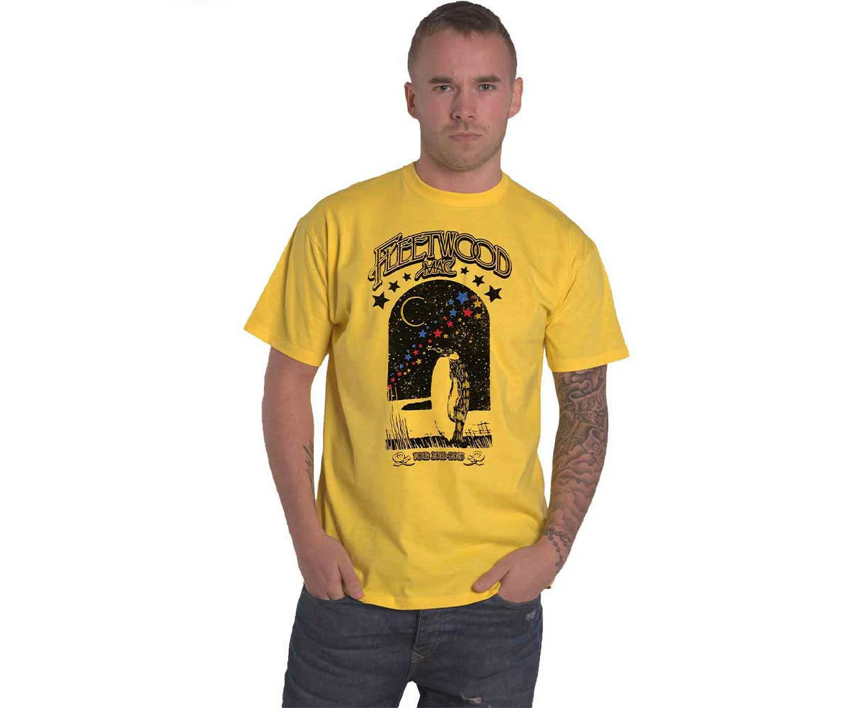 Fleetwood Mac T Shirt Tour 2018 2019 Penguin  Official Unisex Yellow